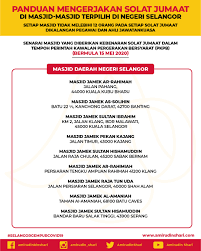 Masjid hasanah, bandar baru bangi. Infografik Panduan Mengerjakan Solat Jumaat Di Masjid Terpilih Negeri Selangor Media