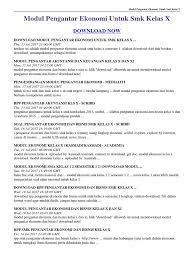 Ar, sp, mm nidn : Modul Pengantar Ekonomi Untuk Smk Kelas X