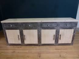 Meuble Industriel Bahut Industriel Buffet Industriel Facade Bois