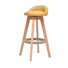 Bar Stool Solid Wood High Chair Home Front High Stool 360 Degree Rotating High Stool Multi Color Optional Bar Stool Covers Bar Stools Round Bar Stools