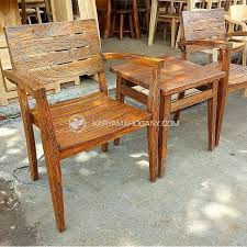 Meja makan dengan desain bentuk bundar seperti meja makan bundar kayu jati minimalis ini dianggap. Model Kursi Teras Jati Minimalis Harga Kursi Teras Jati Toko Furniture Jepara