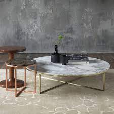 Riva 1920 legno vivo coffee tables, cedar wood. Porto Round Marble Coffee Table