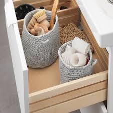 Nordrana Korb 2er Set Grau Ikea Deutschland In 2020 Ikea Korb Grau