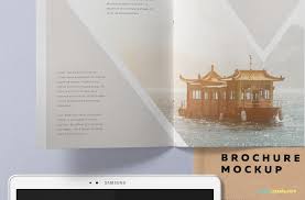 Free A5 Brochure Mockup Psd Zippypixels Brochure Mockup Psd Brochure Mockup Free Brochure