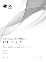 You just need a remote. Lg 32ly340c Ta Installation Guide Manualzz