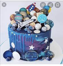 space themed drip cake space theme party food themed birthday cakes birthday cake kids