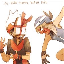 Happy Freakin Birthday Franticshipping Pokemon Manga Pokemon Adventures Manga Pokemon Game Characters