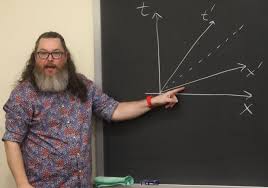 Professor Edmonds talks about time travel at Penn State Hazleton