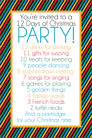 You really can't go wrong with the classic—and it works in just about any setting, too (the office, friends, family, classrooms, etc.) Download This Fun 12 Days Of Christmas Party Has It All Funny Christmas Gift Exchange Ideas Full Size Png Image Pngkit