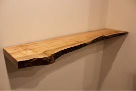 New users enjoy 60% off. Big Leaf Maple Live Edge Floating Shelf Bracket Hardware Etsy