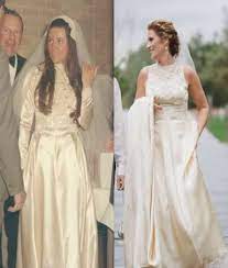 Vintage Wedding Dress Redesign Rehearsal Dinners 63 New Ideas Wedding Dress Alterations Wedding Dresses Old Wedding Dresses