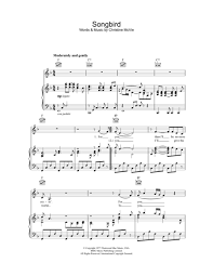 Download Songbird Sheet Music By Fleetwood Mac Sheet Music Digital Sheet Music Fleetwood Mac Music