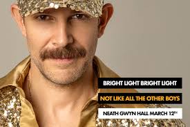 Welsh friends, I'll be bringing my one-man show 'Not Like All the Other  Boys' to my home town in 2026