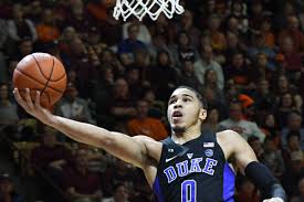 What popular move was banned from college basketball in . Nba Draft Basketball Took Jayson Tatum From The Shadows To The Spotlight Celticsblog