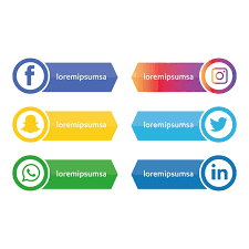 Social Media Icons Set Social Icons Media Icons Social Media Icons Png And Vector With Transparent Background For Free Download Icon Set Design Media Icon Social Media Icons