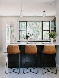 Styling Our Rental Kitchen Two Ways Color Vs Neutrals The Effortless Chic Stools For Kitchen Island Home Decor Kitchen Kitchen Renovation