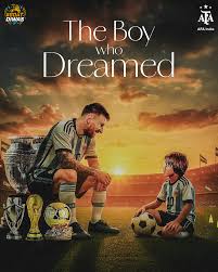 To the little boy from Rosario, Santa Fe… you made it. 🥹💙 Dream big kids,  you might end up becoming the greatest of all time too. 🫡🐐 #GOATdiwas  #ArgentinaNT #HappyBirthdayMessi