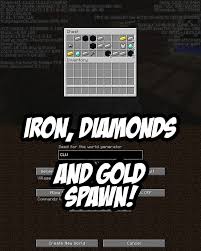 Commands (aka cheats) are actions entered by the player which make a certain action occur in minecraft automatically. Minecraft Seed Clw Irons Diamonds And Gold In Spawn Blacksmith Chest Minecraft Tips Minecraft Seed Minecraft