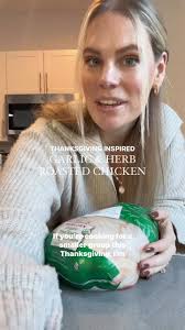 save some time & make a roasted chicken for thanksgiving with the same  flavors!! full inst