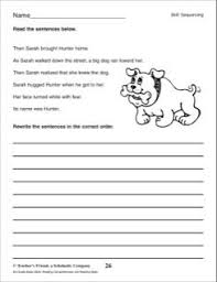 Sequencing Organizing A Paragraph 3rd Grade Reading Skills Sequencing Worksheets 3rd Grade Reading Special Education Reading