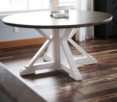 Round Farmhouse Table Round Farmhouse Table Diy Kitchen Table Farmhouse Kitchen Table Diy