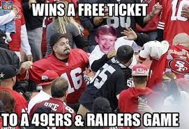 The best memes from instagram, facebook, vine, and twitter about raiders vs 49ers. Bad Luck Brian Goes To 49ers Vs Raiders Game Daily Snark