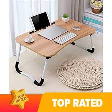 Product title eecoo adjustable laptop cross bed computer table des. Smart Multi Purpose Laptop Table Stand Study Table Bed Table Foldable And Portable Ergonomic Rounded Edges Non Slip Legs Engineered Wood Color Random Colours