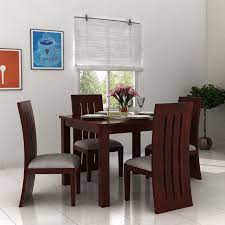 The Modern Design Of Jaoquin 4 Seater Dining Set Will Bring A Lot Of Compliments And Is A Perfect Dining Table Design Dinning Table Design Dining Sets Modern