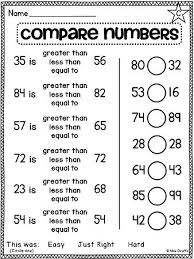 First Grade Math Unit 11 Comparing Numbers Skip Counting And Number Order First Grade Math Comparing Numbers Worksheet 1st Grade Math Worksheets