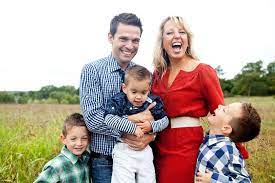 Family Photo That Says Life With Three Boys Family Photos Family Photo Color Family Print