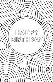 Printable coloring sheets of cakes and characters make an awesome free birthday activity! Free Printable Birthday Cards For Adults In Different Style Candacefaber