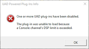 Console Channel Dsp Limitations Universal Audio Support Home