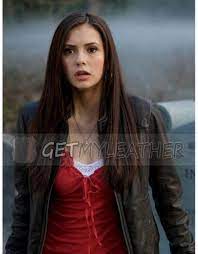 The Vampire Diaries Nina Dobrev Jacket Getmyleather Leather Jacket Black Black Jacket Nina Dobrev