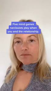 5 Mind Games Narcissists Play When You End the RelationshipEnding a  relationship with a narcissist often triggers manipulative tactics designed  to keep you emotionally entangled. Here are five common ...