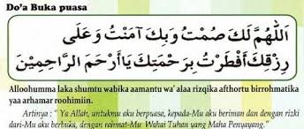 Pada saat kita berdoa, termasuk doa buka puasa hendaklah kita melakukannya dengan penuh keyakinan bahwa doa yang. Niat Buka Puasa 6 Syawal
