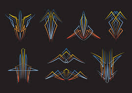 Free Vector Art Vecteezy Is A Huge Collection Of Free Vector Art Vector Graphics Illustrator Brushes V Pinstriping Designs Vector Art Design Pinstripe Art