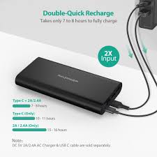 Usb C Portable Charger Ravpower 26800mah Dual Input Port Battery Pack 5v 3a Typec Port Ismart 2 0 Power Bank Exte External Phone Charger Phone Portable Charger