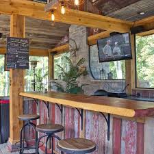 Once i got all the materials i needed for the wood bar, the actual building part was fairly quick — it took me only a. 10 Inspiring Outdoor Bar Ideas The Family Handyman