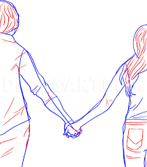 It may take a little extra practice, but once you get the hang of this technique, you’ll feel confident in your drawing abilities! How To Draw People Holding Hands Step By Step Drawing Guide By Dawn Dragoart Com