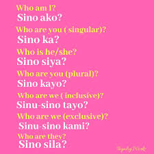 Examples Of Pronouns In Tagalog Sentences Tagalog Words Filipino Words Tagalog