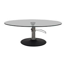 All shapes and styles of glass coffee tables at discount prices, most with free shipping. 84 Off Hydra Designs Hydra Designs Oval Adjustable Glass Coffee Table Tables