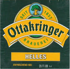Ottakringer Helles Lager Ottakringer Brauerei Ag Austria Label Etiquetas De Cerveza Cerveza