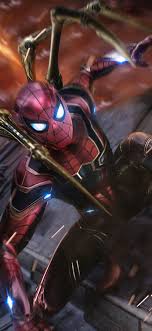 Feel free to send us your own wallpaper and we will consider adding it to appropriate category. Download 1125x2436 Wallpaper Iron Spider Spider Man Superhero 2019 Fan Art Iphone X 1125x2436 Hd Image Background 18350