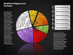 Crayon Style Pie Charts Presentation Template For Google