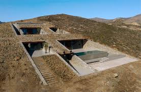 Otherworldly milton sidley house hovers over. The Strict Geometry Of Ncaved House By Mold Architects Visual Atelier 8