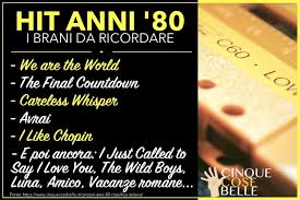 Elenco in ordine alfabetico con informazioni per ogni artista. Tutte Le Canzoni Anni 80 Che Hanno Dominato La Classifica Italiana