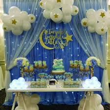 22 Do It Yourself Suggestions For The Best Infant Shower Ever Moon Baby Shower Twinkle Twinkle Baby Shower Baby Shower Decorations
