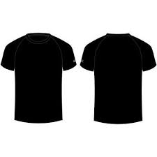 Vector Kaos Polos Hitam Vector Kaos Polos Di 2020 Baju Kaos Kaos Desain Pakaian