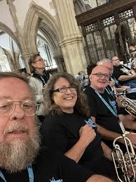 A new setting of the hymn tune 'Aurelia', composed for the 2020 Brass Band  Summer School in memory of the course administrator Philip Biggs