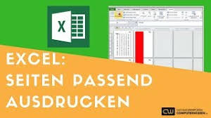 Blanko tabellen zum ausdruckenm : Excel Seiten Passend Ausdrucken Tutorial Youtube